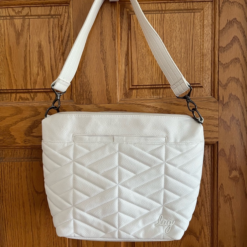 Lug Flare XL VL white vegan leather